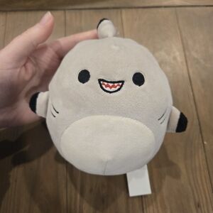 Cute Gray Shark Squidhmallows Plush Toy